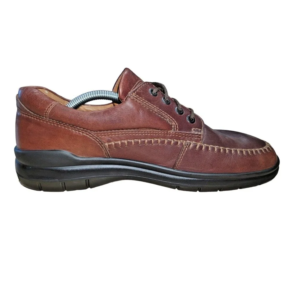 ECCO Seawalker‎ Men's Shoes Brown Leather Runner Oxford Sz EU 44/US 10.5